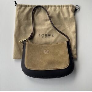 Loewe, Vintage suede handbag